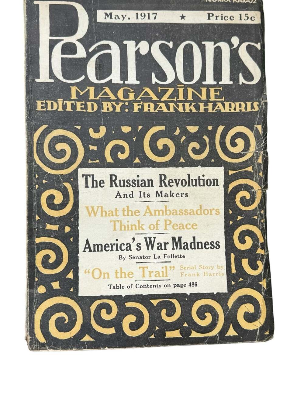 Pearson's Magazine May 1917 Edited by Frank Harris